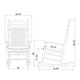 Cambridge Casual Alston Traditional Rocking Chair - Thumbnail 17
