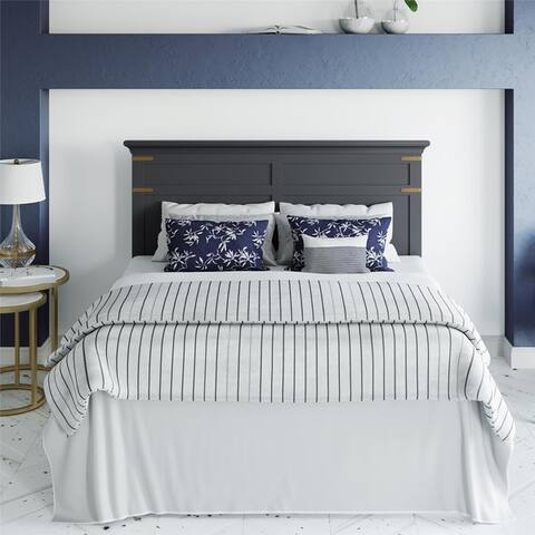 Avenue Greene Lyra Slate Grey Queen Headboard