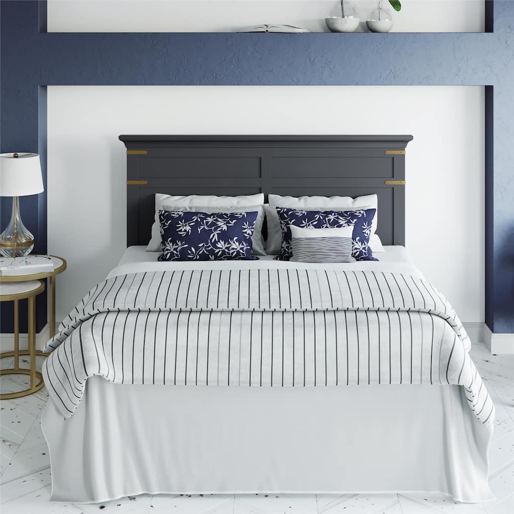 Avenue Greene Lyra Slate Grey Queen Headboard