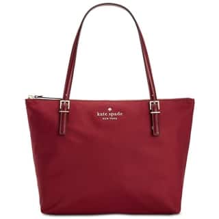 Nylon Handbags Our Best Clothing Shoes Deals Online At Kate Spade New York Watson Lane Maya Nylon Tote Dark Currant