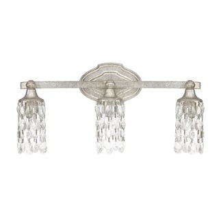 Blakely 3-light Antique Silver Bath/Vanity Fixture - Antique Silver