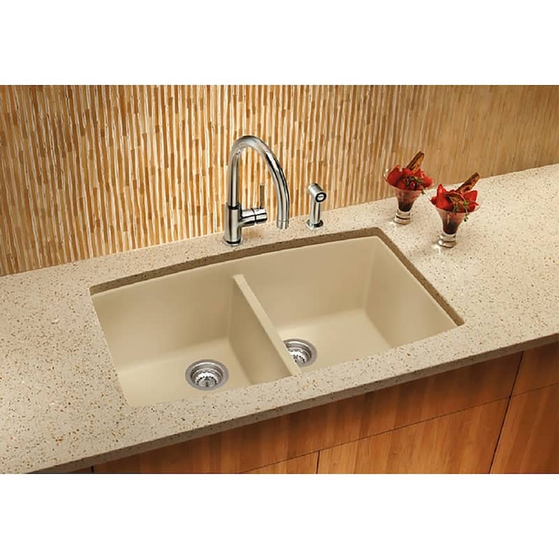 Blanco SILGRANIT Granite Composite Sink Blanco PERFORMA Equal Double Bowl Anthracite