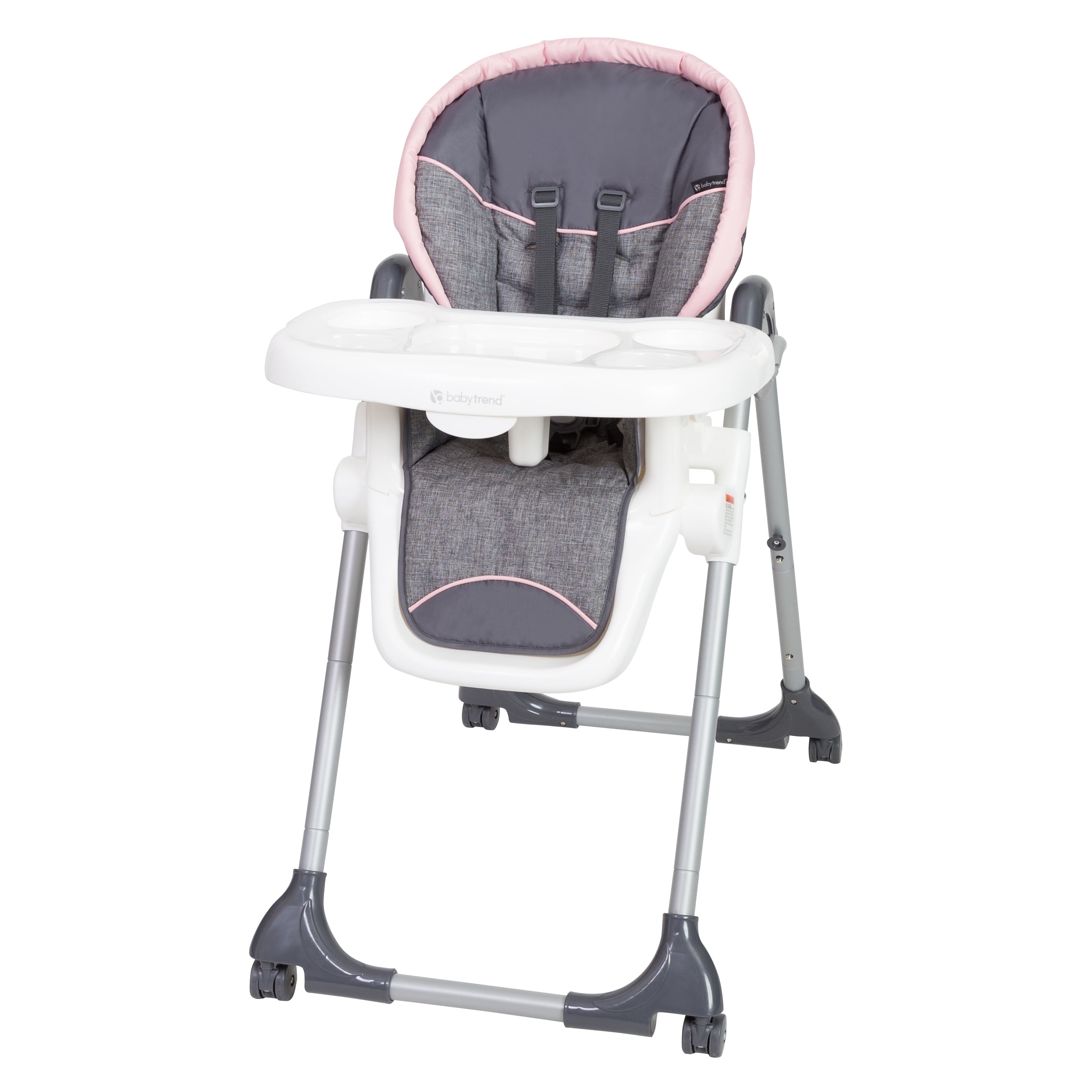 pink baby high chair