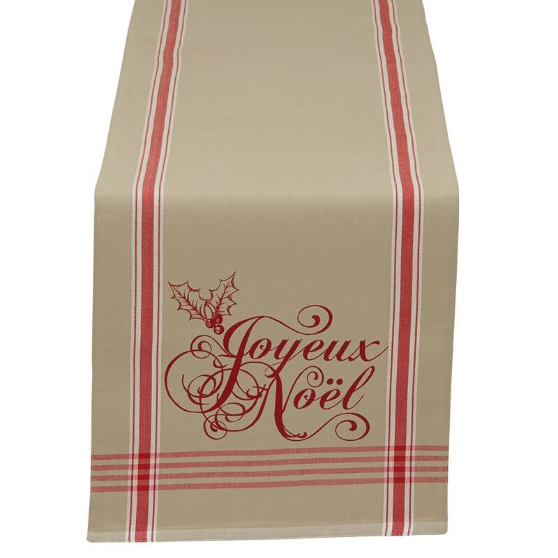 DII Holiday Kitchen Tabletop Set (Includes Napkin Set and Table Runner)