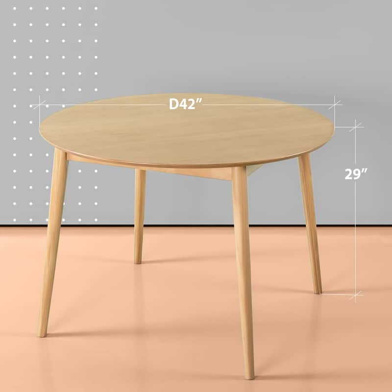 Priage by ZINUS 42'' Mid-Century Wood Dining Table - Brown