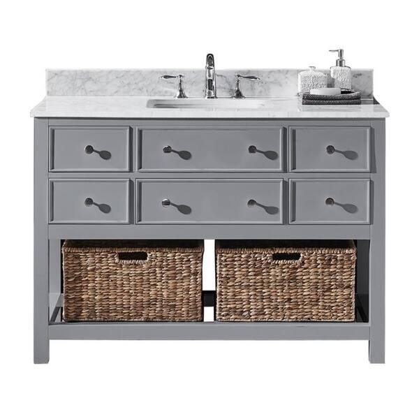 Shop Exclusive Heritage 48 Single Sink Bathroom Vanity In Taupe