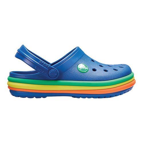 rainbow crocs for kids