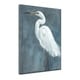 preview thumbnail 3 of 1, Snowy Egret Grey/ White Bird Gallery Wrapped Canvas Art by Norman Wyatt Home