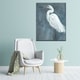 preview thumbnail 1 of 1, Snowy Egret Grey/ White Bird Gallery Wrapped Canvas Art by Norman Wyatt Home