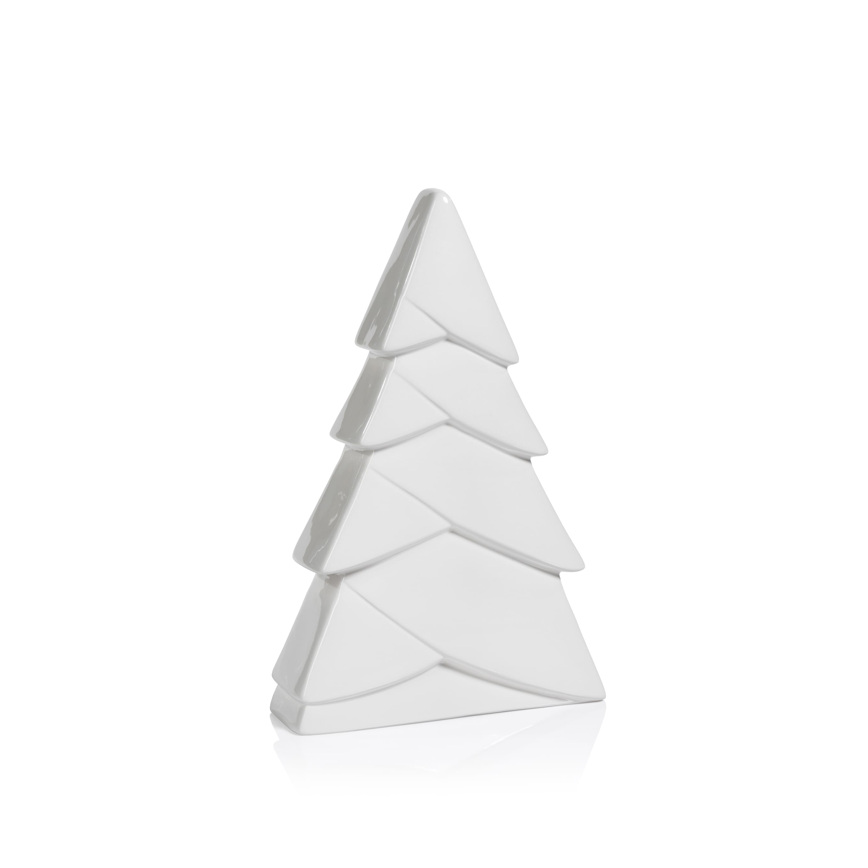 tall white ceramic christmas tree