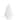 16.5" Tall "Teton" Ceramic Christmas Tree Tabletop Decoration, White