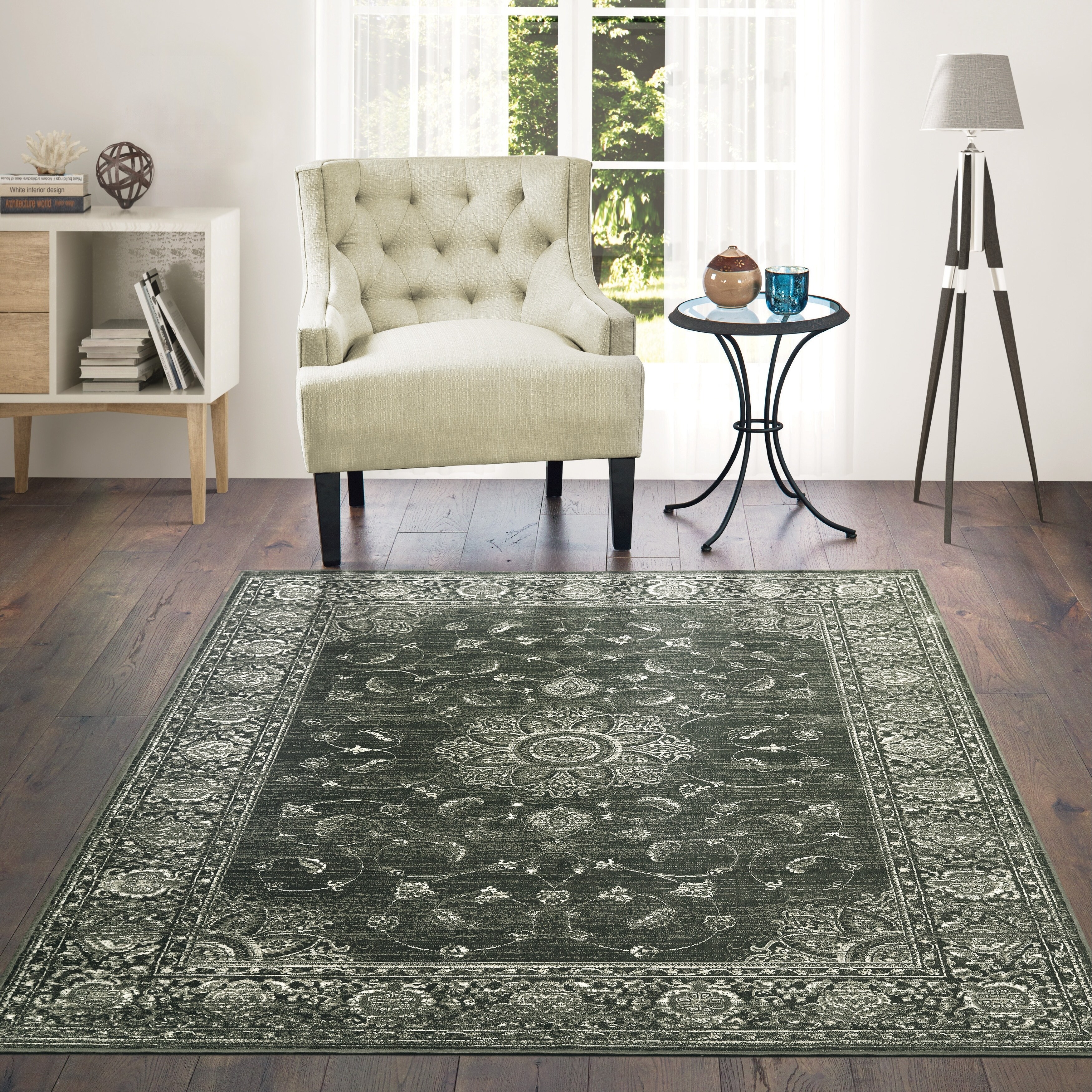Shop Westfield Home Lelaliah Camael Smoke Faux Silk Area Rug 10 X 14 On Sale Free Shipping Today Overstock