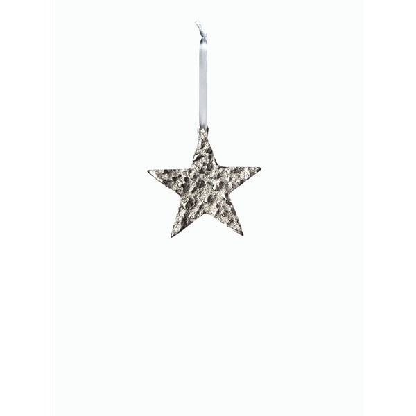 4" Tall Aluminum Small Christmas Star Ornament, Silver (Set of 6). Opens flyout.