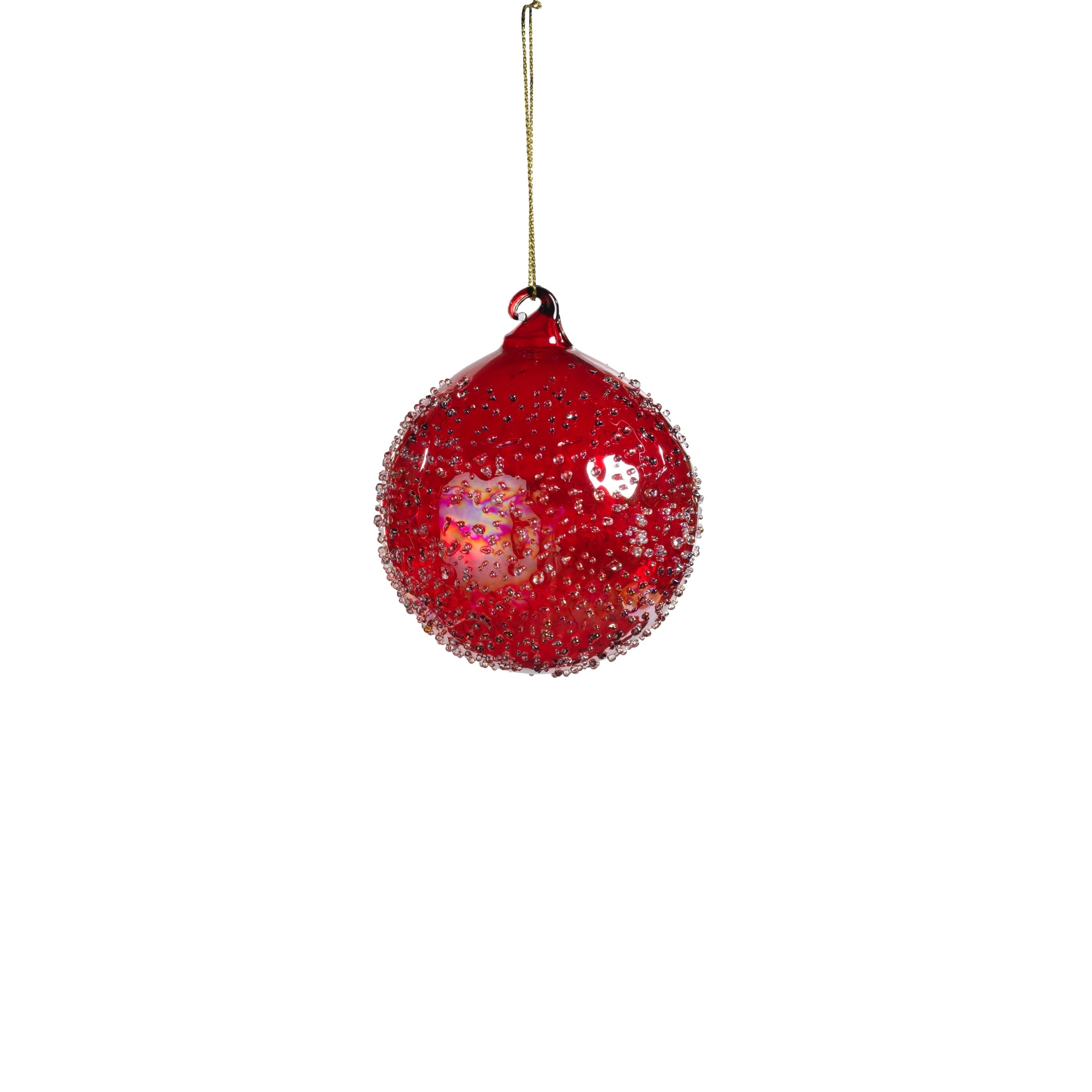 small red christmas ornaments