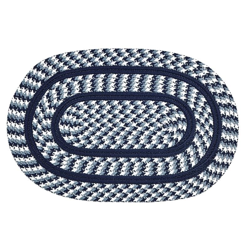 Better Trends Chenille Solid & Tweed Braid Collection is Durable and Stain Resistant Reversible Indoor Area Utility Rug