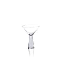 Glass - Martini - Stemless Cocktail Glasses - Set of 6-11 oz. - by Barski - Euro - New