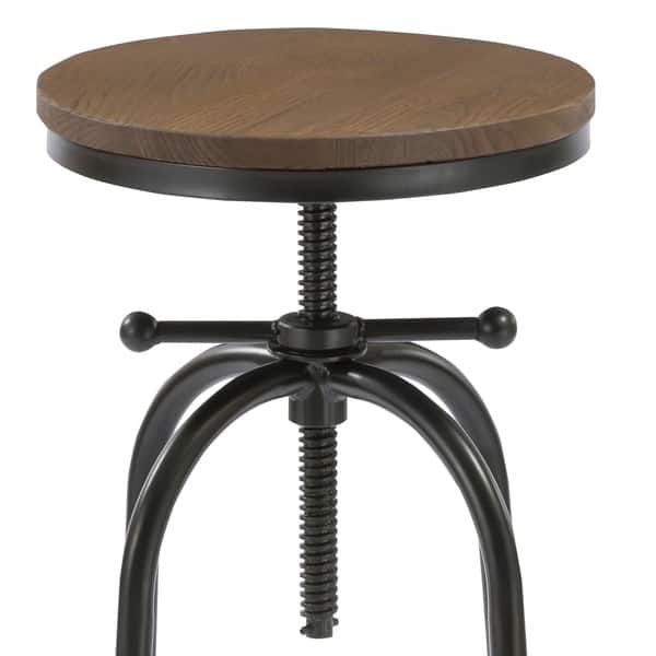 Distressed 27 To 35 Inch Swivel Adjule Counter 35 Inch Swivel Adjule