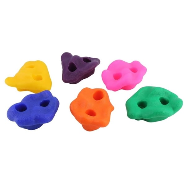 Climbing Holds Rock Wall Stones Holds Grip for Kids Indoor Outdoor