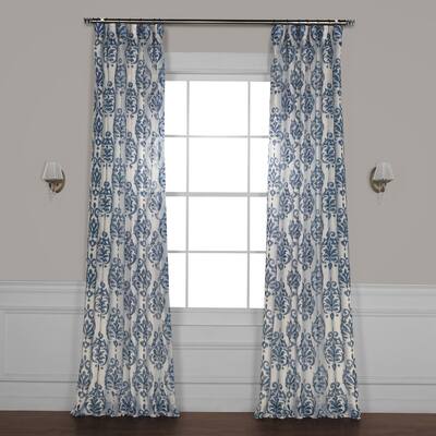 Buy Blue Ikat Curtains Drapes Online At Overstock Our Best