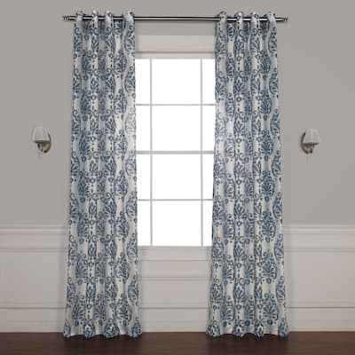 Buy Blue Ikat Curtains Drapes Online At Overstock Our Best