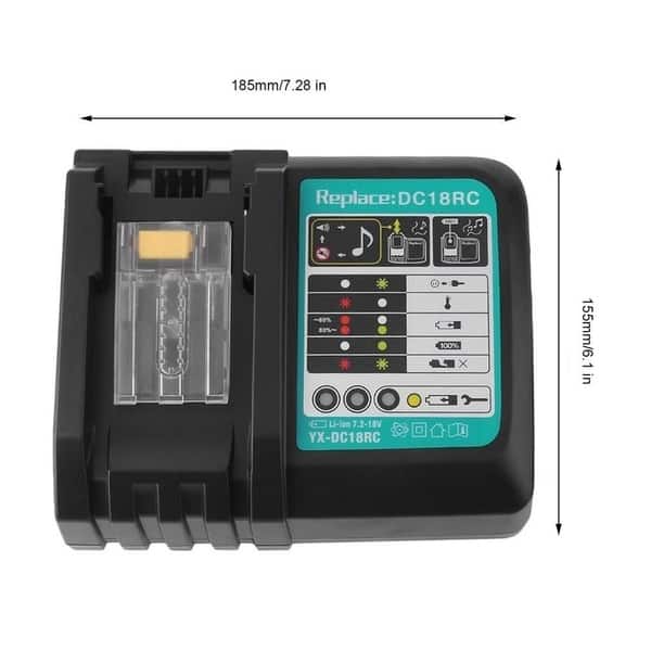 220V Makita DC18RC Li-ion Battery Charger DC 7.2-18V Slide 220V Makita DC18RC Li-ion Battery Charger DC 7.2-18V Slide