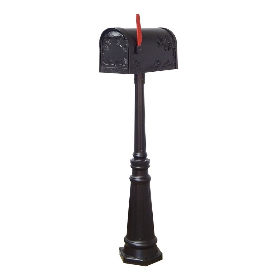 Special Lite Products Hummingbird Curbside Mailbox and Tacoma Mailbox Post  with Direct Burial Kit