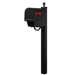 Special Lite Products Titan Steel Curbside Mailbox with Newspaper Tube ...