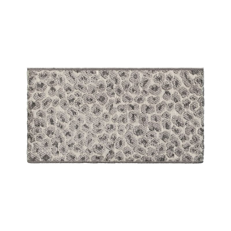 Authentic Hotel and Spa Turkish Cotton Cheetah Jacquard Trim White 3-piece Towel Set