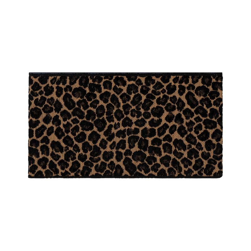 Authentic Hotel and Spa Turkish Cotton Cheetah Jacquard Trim Midnight Blue 3-piece Towel Set