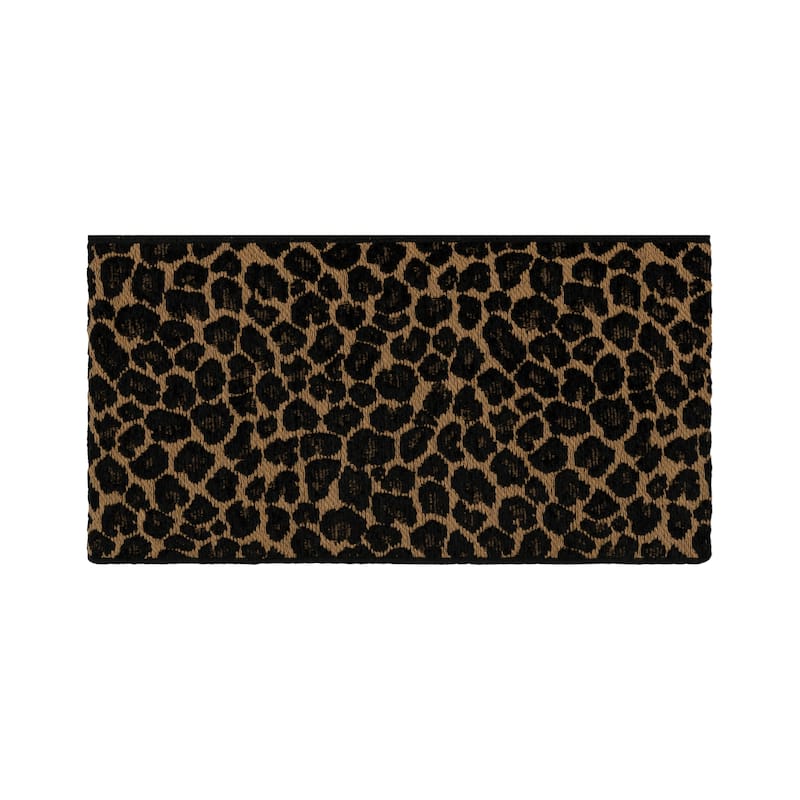 Authentic Hotel and Spa Turkish Cotton Cheetah Jacquard Trim Latte Brown 8-piece Towel Set