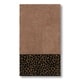 preview thumbnail 2 of 3, Authentic Hotel and Spa Turkish Cotton Cheetah Jacquard Trim Latte Brown 8-piece Towel Set