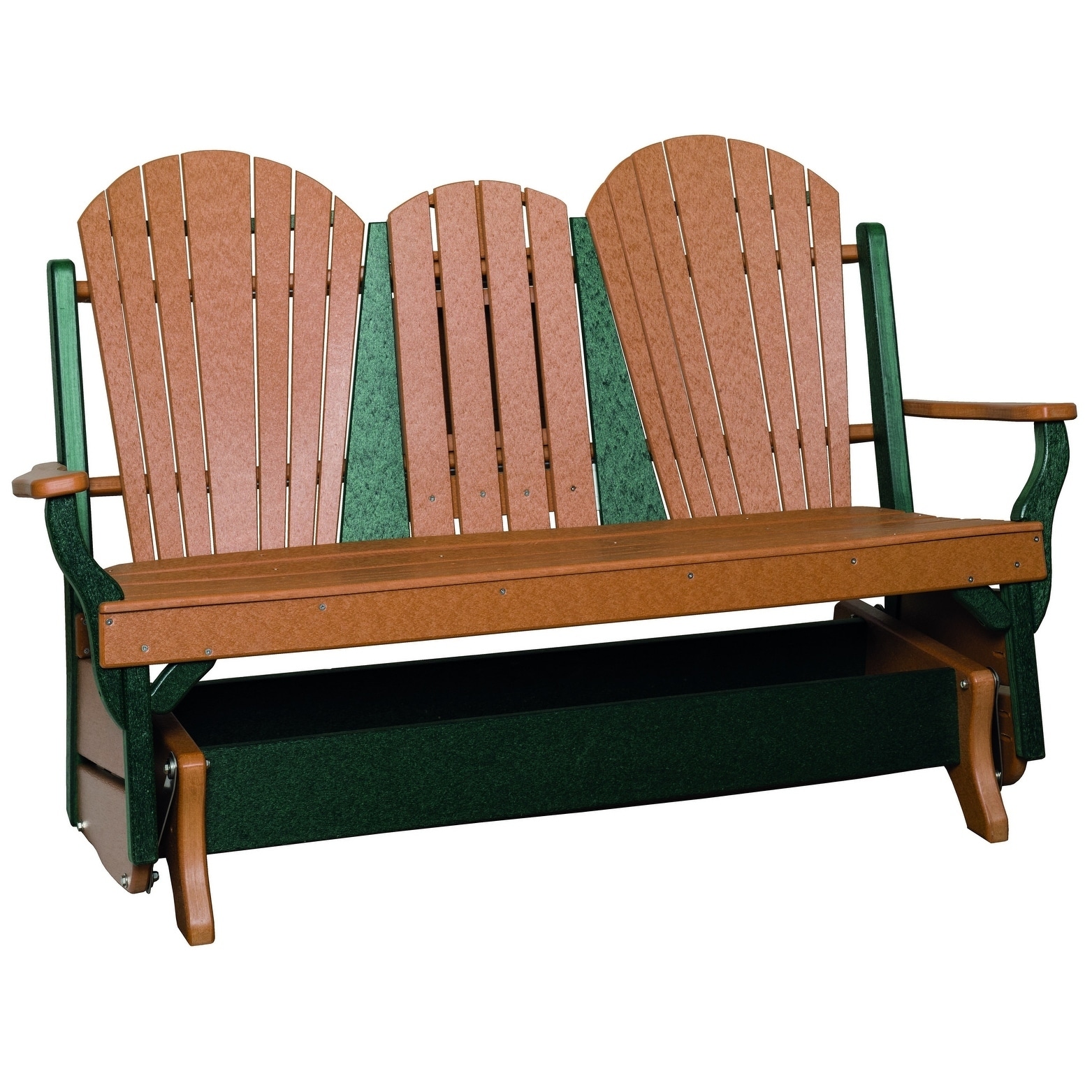 Outdoor Glider Bench W Center Drop Down Table On Sale Overstock 23116025