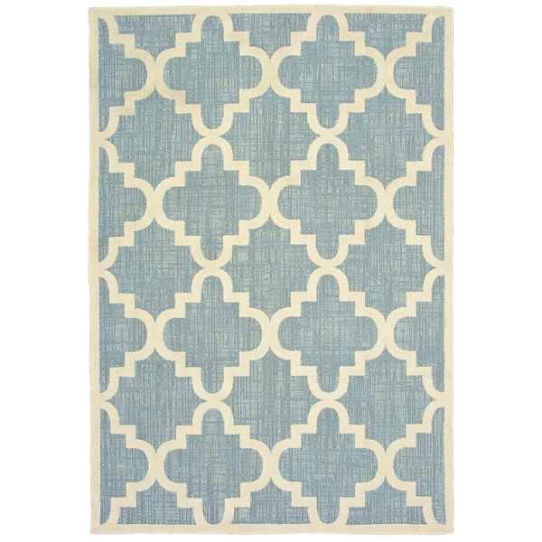Rectangle Rug/ Barbados 7 Ft.10 In. X 10 Ft. 0 In./ Outdoor/ Geometric - 7'10" x 10'