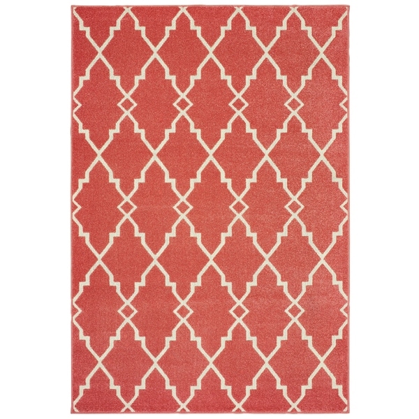 Rectangle Rug/ Barbados 5 Ft. 3 In. X 7 Ft. 6 In./ Outdoor/ Geometric - 5'3" x 7'6"