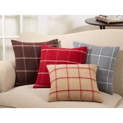 Buy Down Plaid Throw Pillows Online At Overstock Our Best