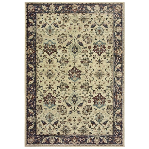 Rectangle Rug/ Raleigh 5 Ft. 3 In. X 7 Ft. 6 In./ Traditional/ Oriental - 5'3" x 7'6"
