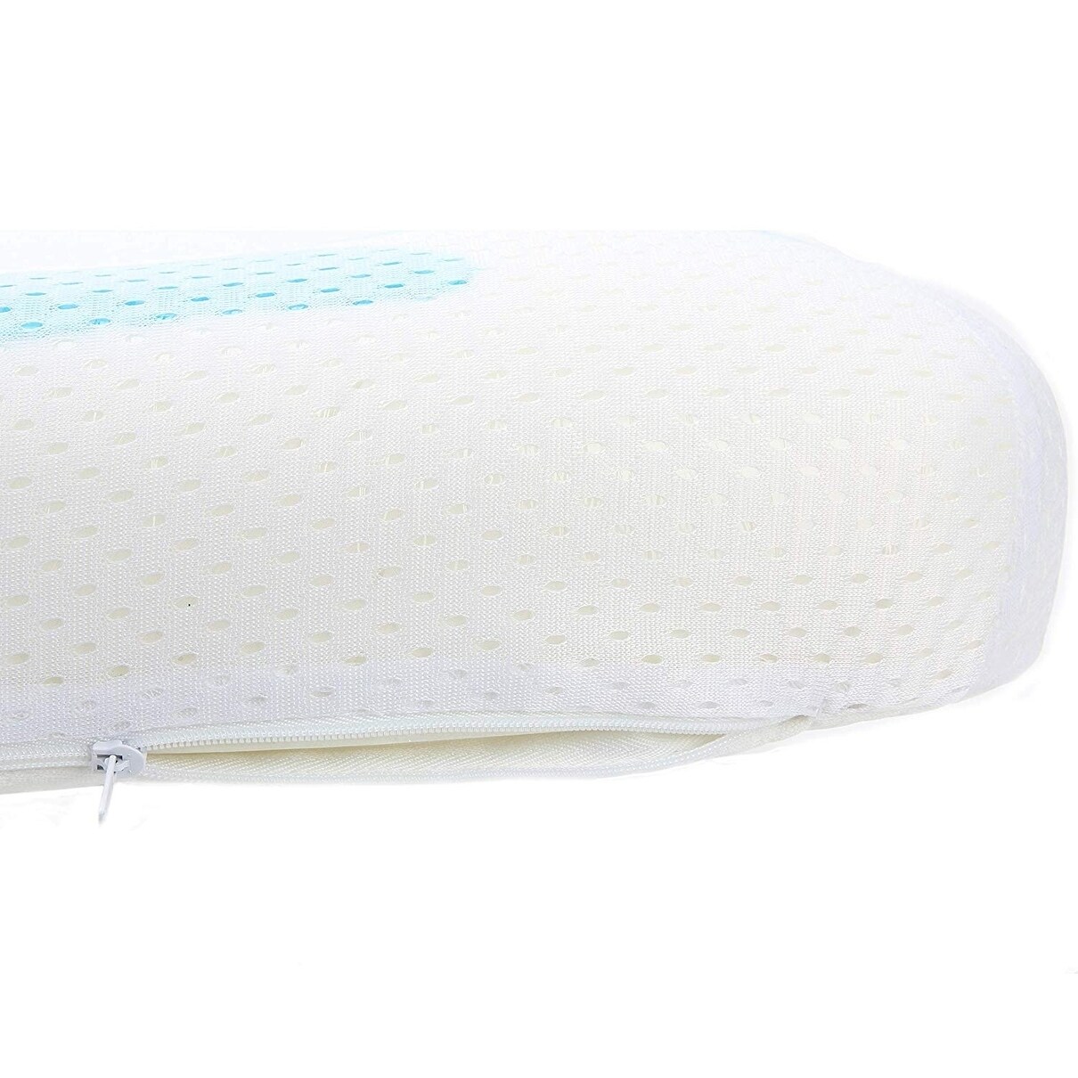 Massage Back Lumbar Memory Foam Wedge Support Pillow White - Bed Bath &  Beyond - 33465655