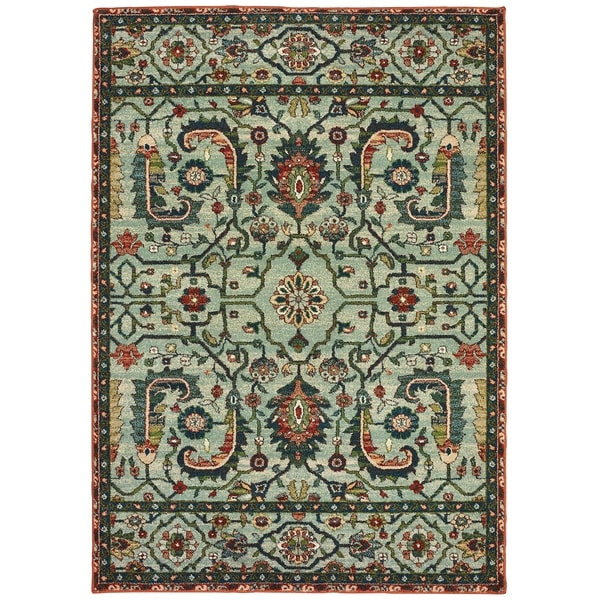 Rectangle Rug/ Dawson 7 Ft.10 In. X 10 Ft.10 In./ Casual/ Oriental - Multi - 7'10" x 10'10"