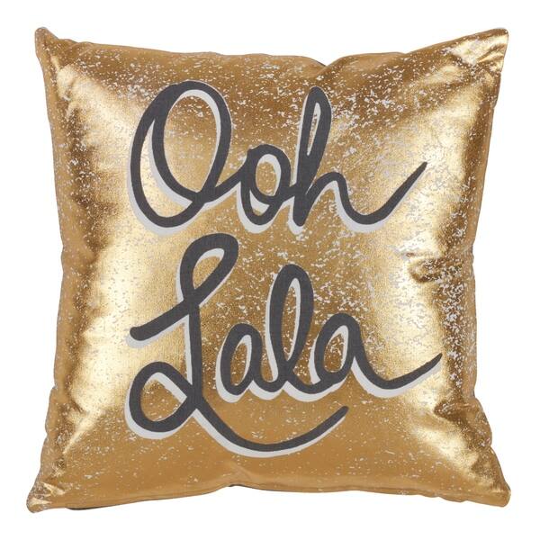Shop Ooh Lala Down Filled Cotton Throw Pillow Free Shipping On