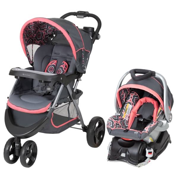 slide 2 of 5, Baby Trend Nexton Travel System,Coral Floral