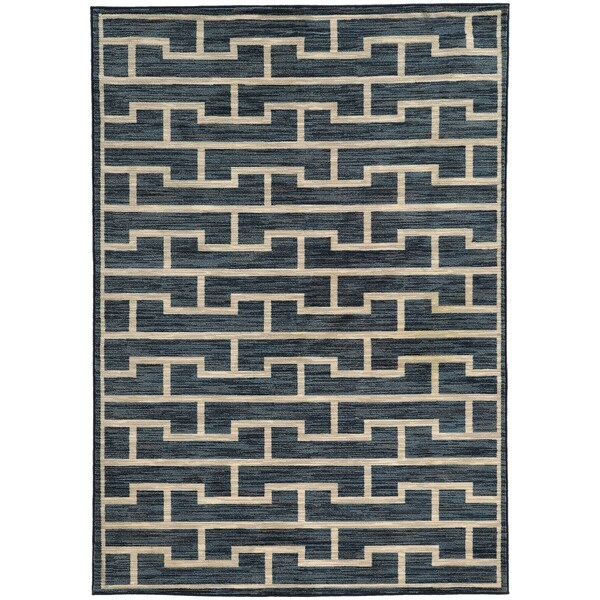 Rectangle Rug/ Harper 6 Ft. 7 In. X 9 Ft. 6 In./ Casual/ Geometric - 6' 7" x 9' 6"