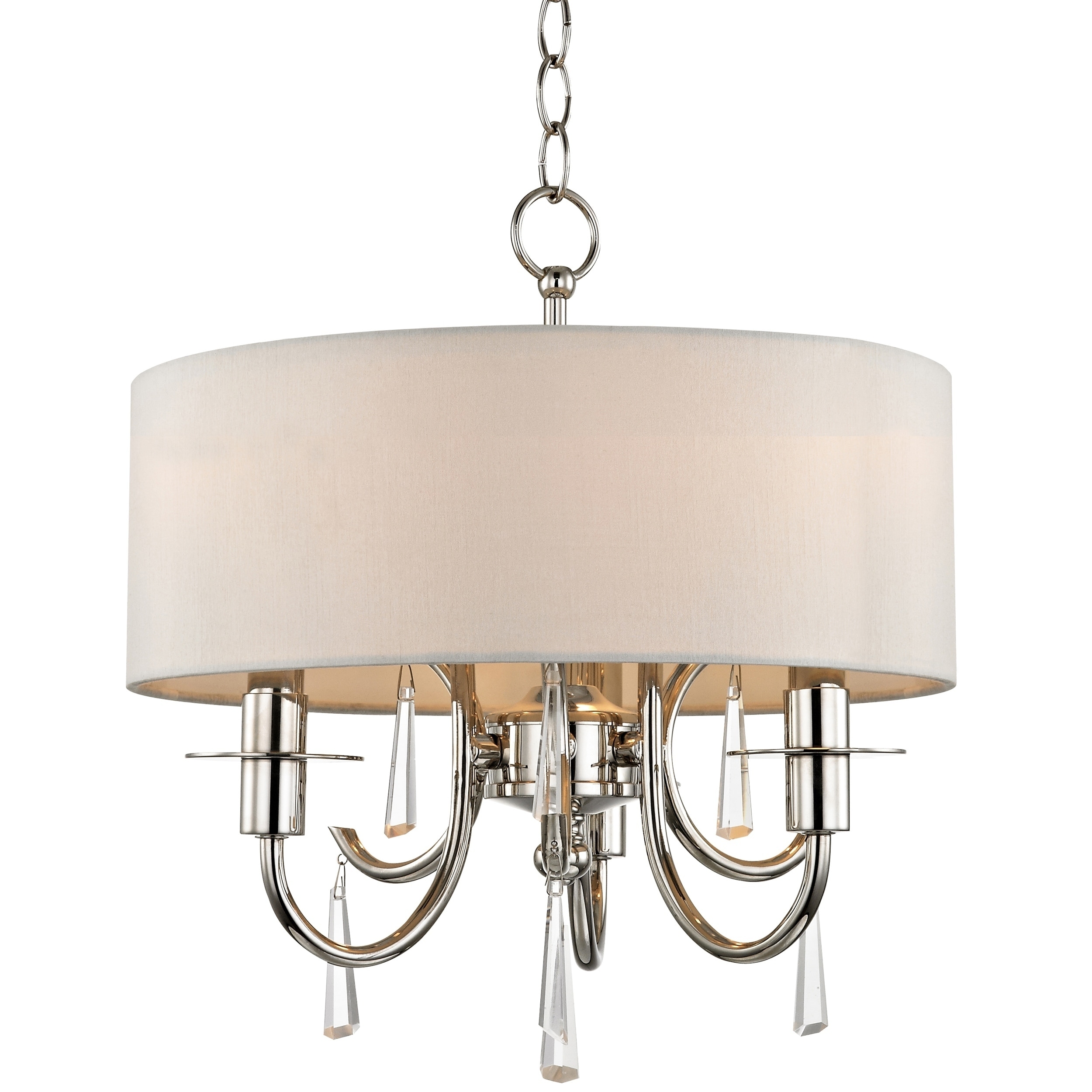 Crystorama Cody 3-light Polished Nickel/Crystal Mini Chandelier - Chandeliers For Bedrooms by Overstock.com