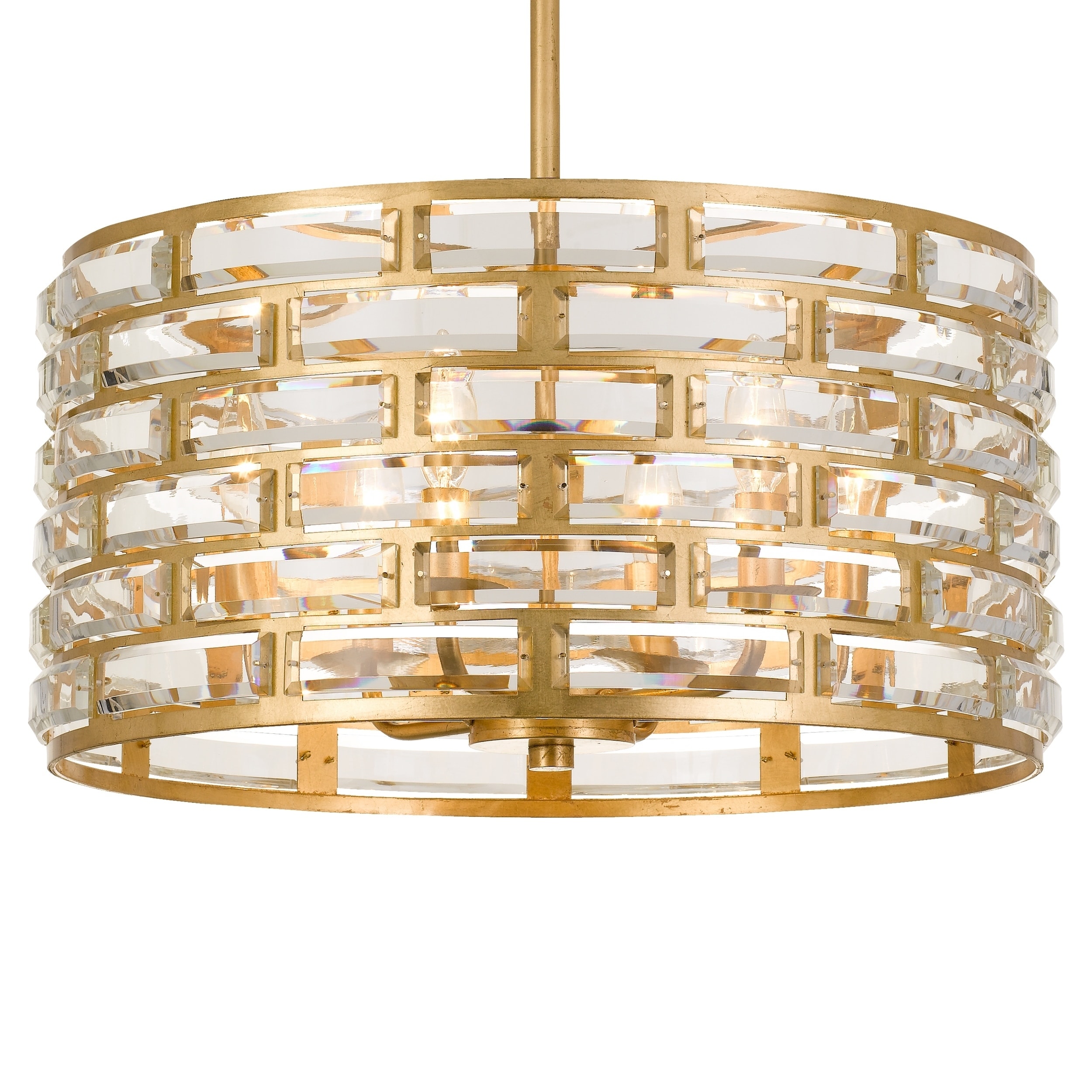Crystorama Meridian 6-light Antique Gold Chandelier - Chandeliers For Bedrooms by Overstock.com