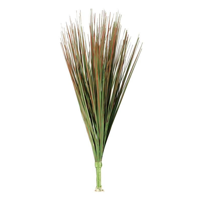 14-inch Burgundy/ Green Onion Grass - Burgundy and Green