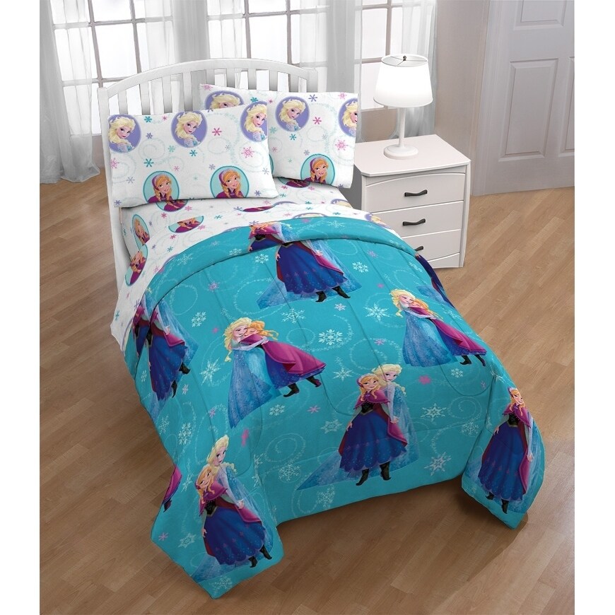 Shop Disney Frozen Swirl Reversible Twin Comforter On Sale