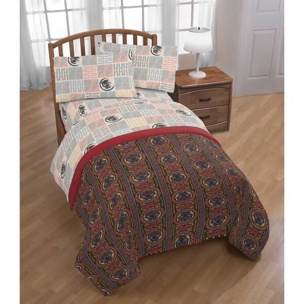 Shop Marvel Black Panther Tribal 4 Piece Twin Bed Set Free