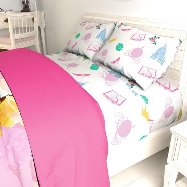 Disney Princess Sassy 4 Piece Twin Bed Set On Sale Overstock 23119199 Twin