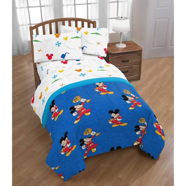 Shop Disney Mickey Mouse Trophy Reversible Twin Comforter Free