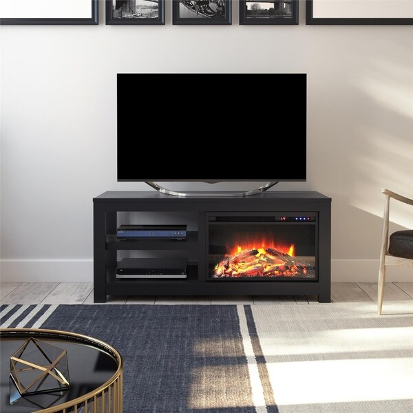 Shop Avenue Greene Jack Electric Fireplace Tv Stand For Tvs Up To 55