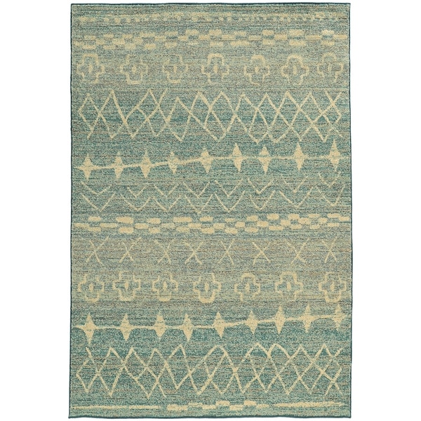 Rectangle Rug/ Nomad 5 Ft. 3 In. X 7 Ft. 6 In./ Contemporary/ Abstract - 5' 3" x 7' 6"